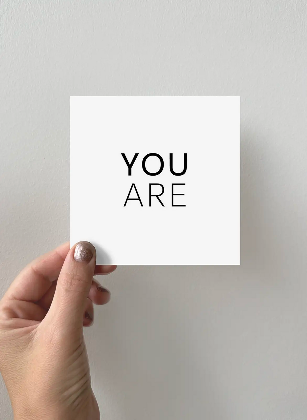 Kort 3-pakning, You Are