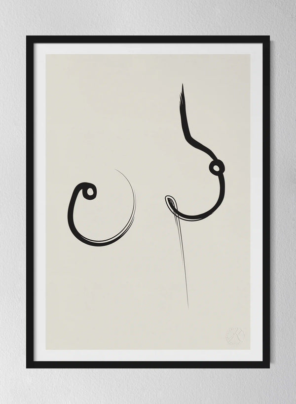 Classic Black Pinewood Frame