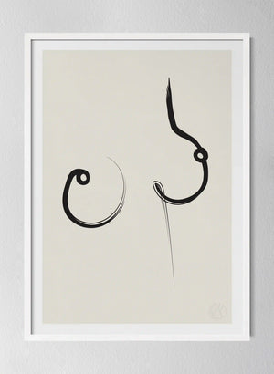 Classic White Pinewood Frame