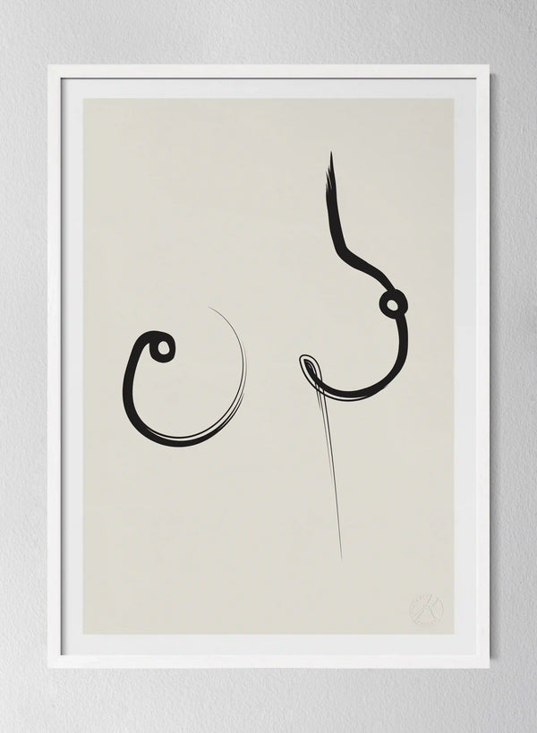 Classic White Pinewood Frame