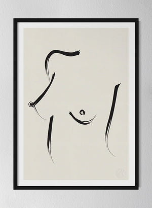 Classic Black Pinewood Frame