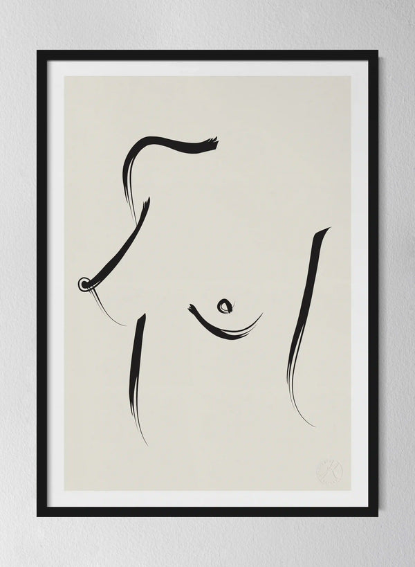 Classic Black Pinewood Frame