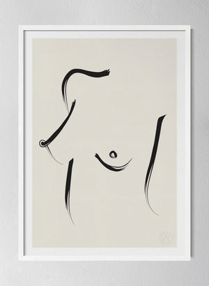 Classic White Pinewood Frame