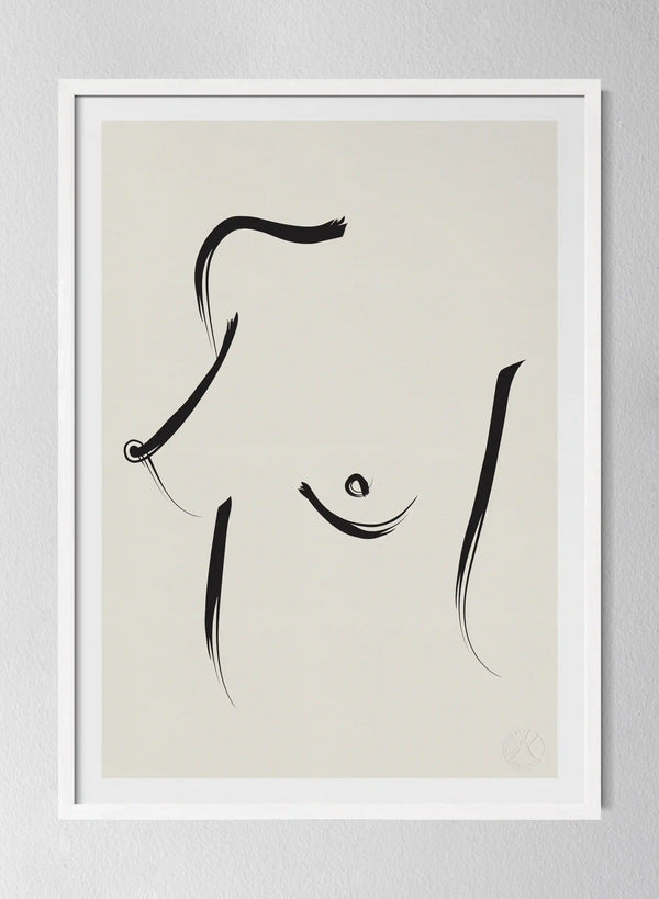 Classic White Pinewood Frame