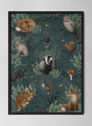 Classic Black Pinewood Frame
