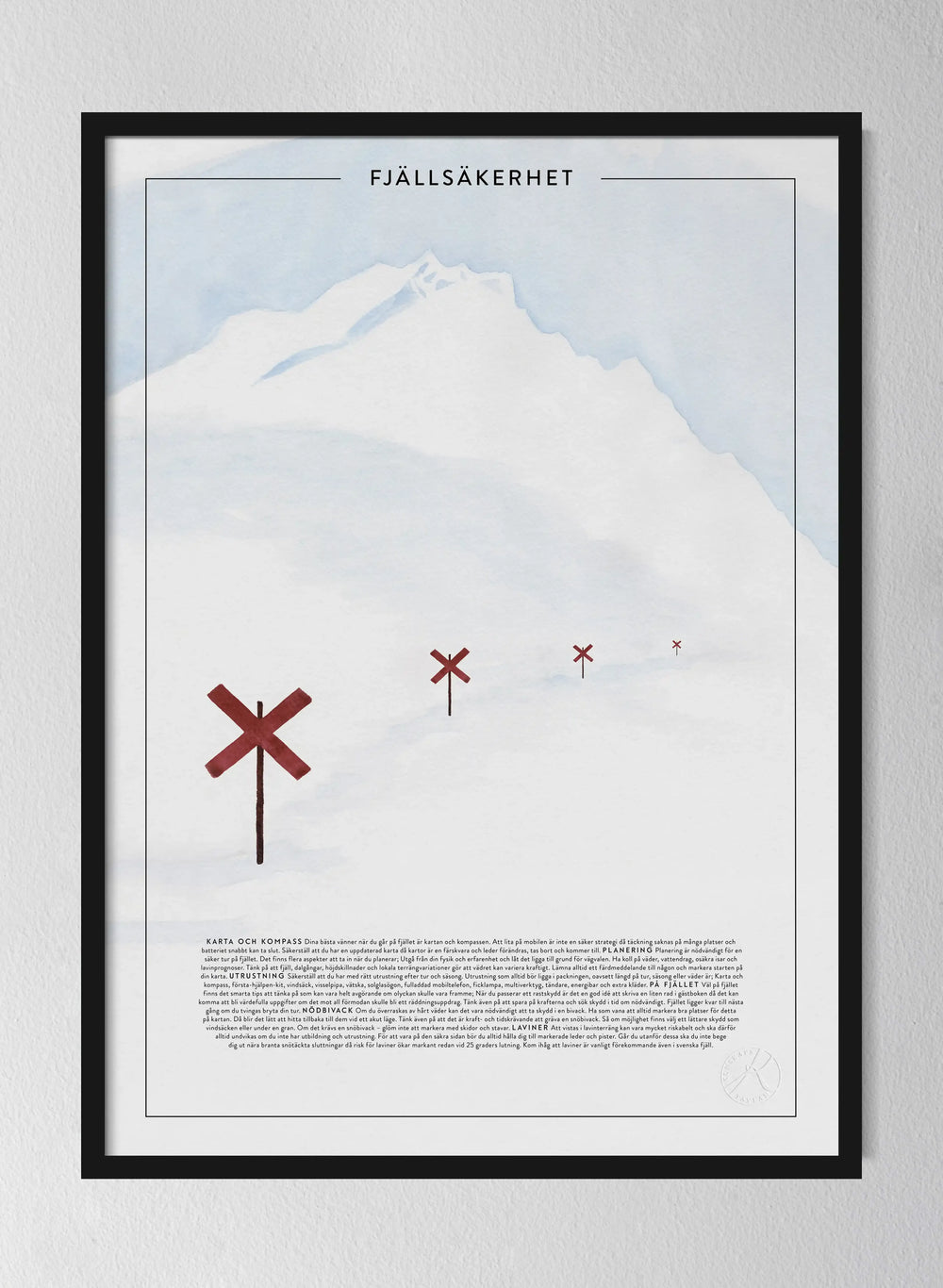 Fjällsäkerhet  - Mountain Safety in Swedish