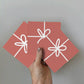 Greeting Card 3-pack - Gift - Red
