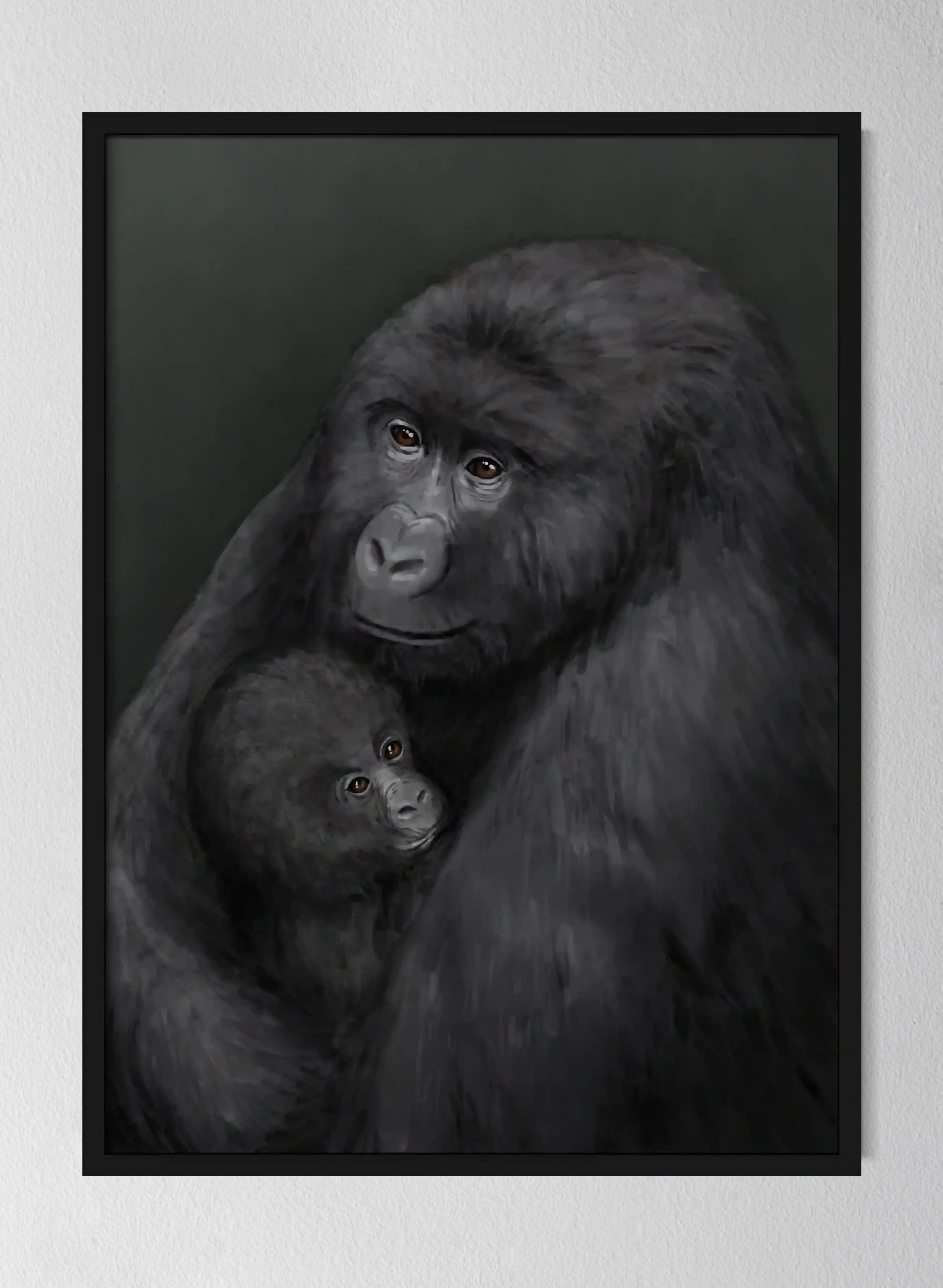 Classic Black Pinewood Frame