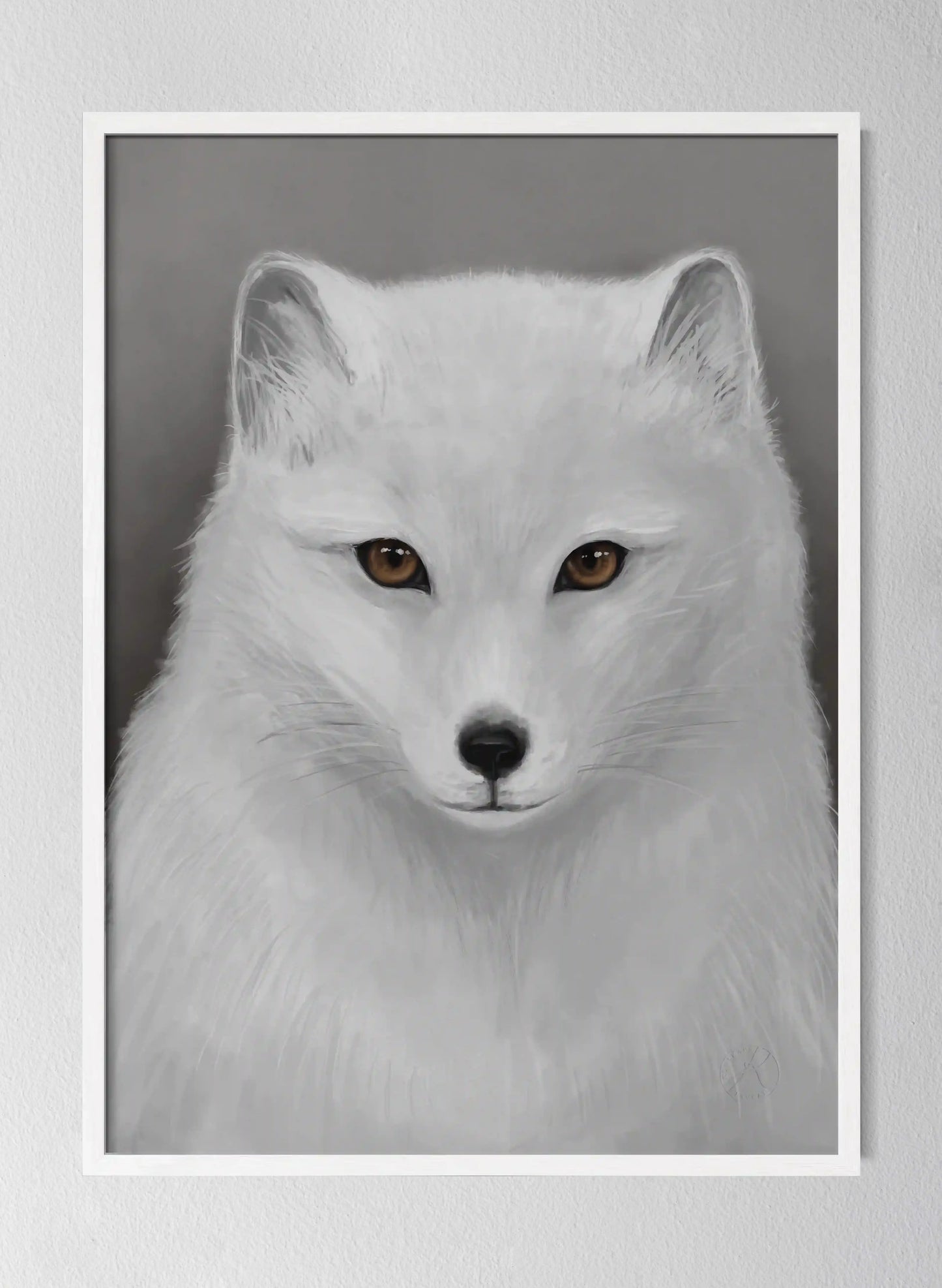 Classic White Pinewood Frame