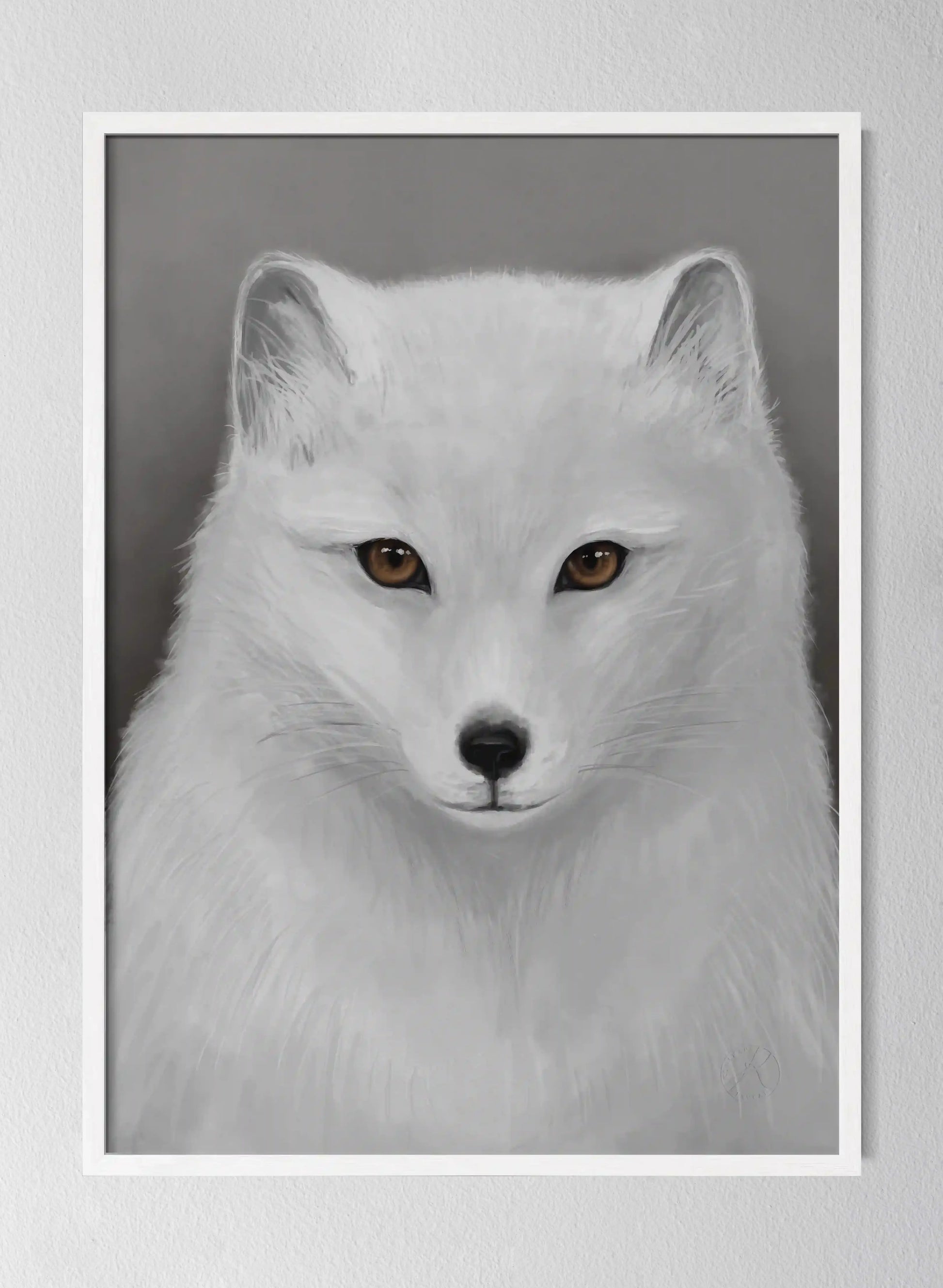 Classic White Pinewood Frame