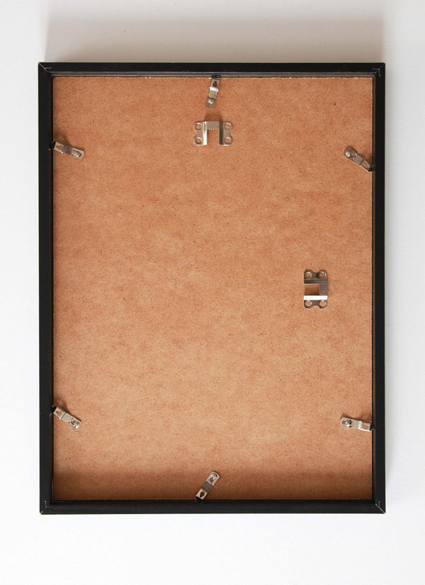 Black wood frame