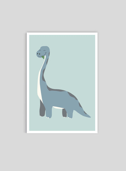 Dinosaur Brachiosaurus Ny - Mini Print