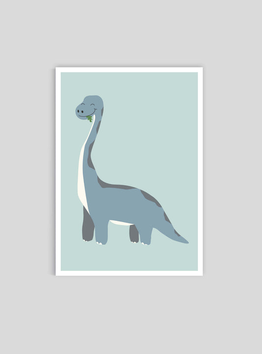 Dinosaur Brachiosaurus New - Mini Print