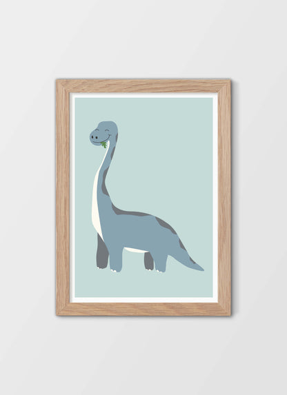 Dinosaur Brachiosaurus Ny - Mini Print