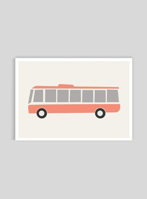 Buss - Mini print A5 - Kunskapstavlan