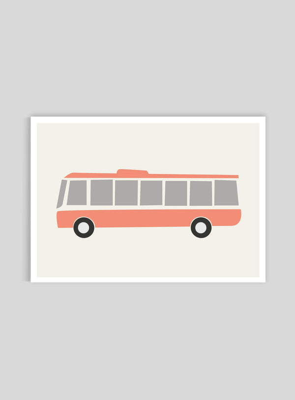 Buss - Mini print A5 - Kunskapstavlan