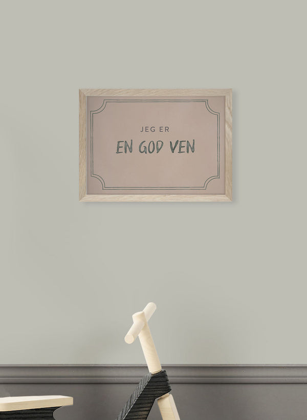 Diplom for at være en god ven