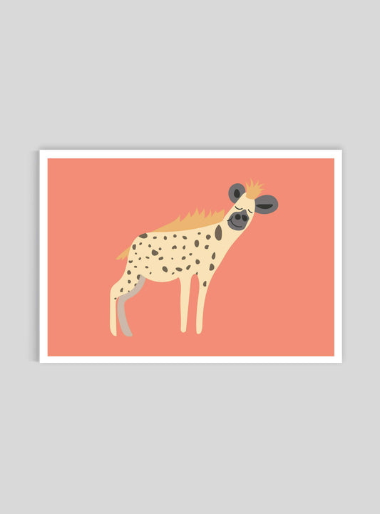Hyena - Mini print A5 - Kunskapstavlan