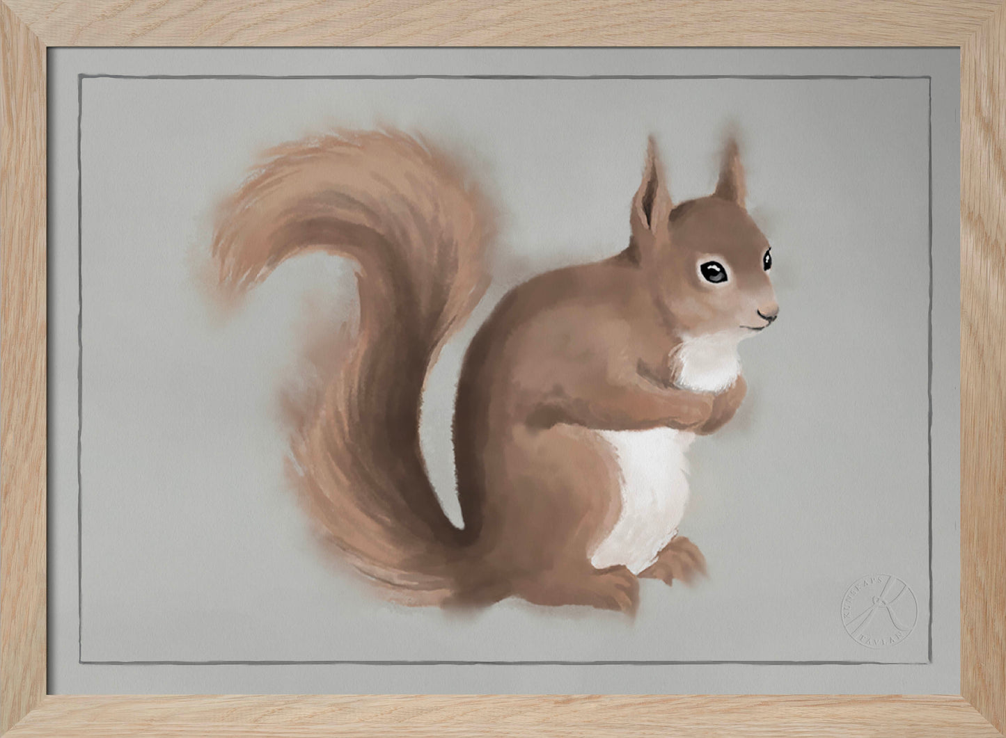 The Squirrel - Watercolour