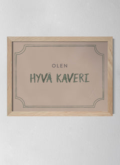 Classic Oak Frame Dusty Rose