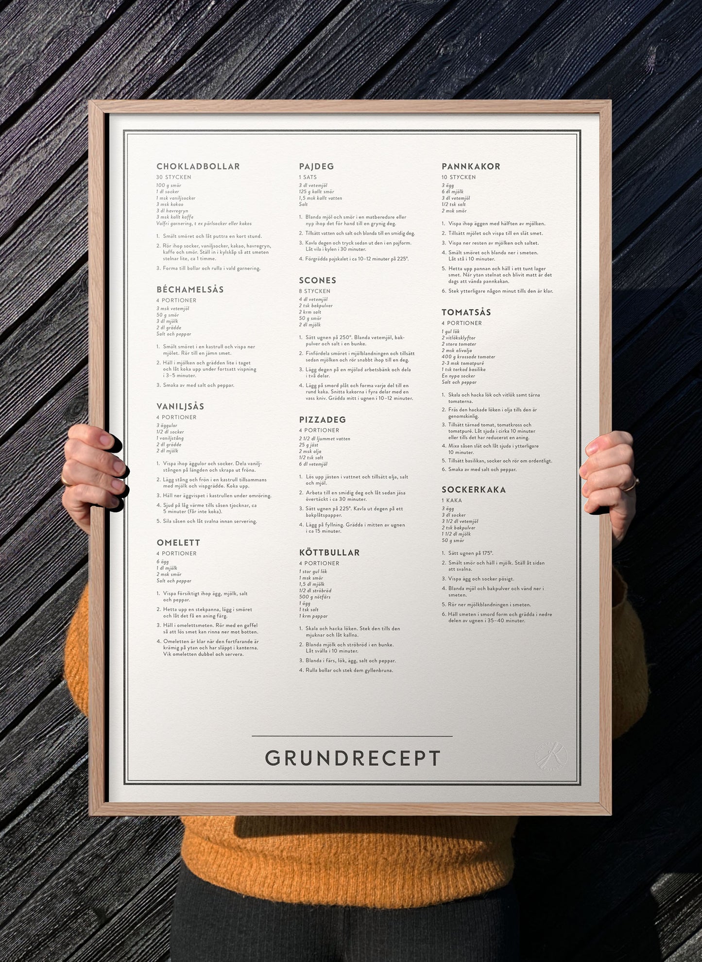 Grundrecept - Basic Recipes in Swedish