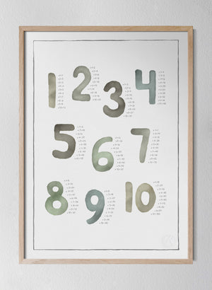 Classic Oak Frame Watercolour
