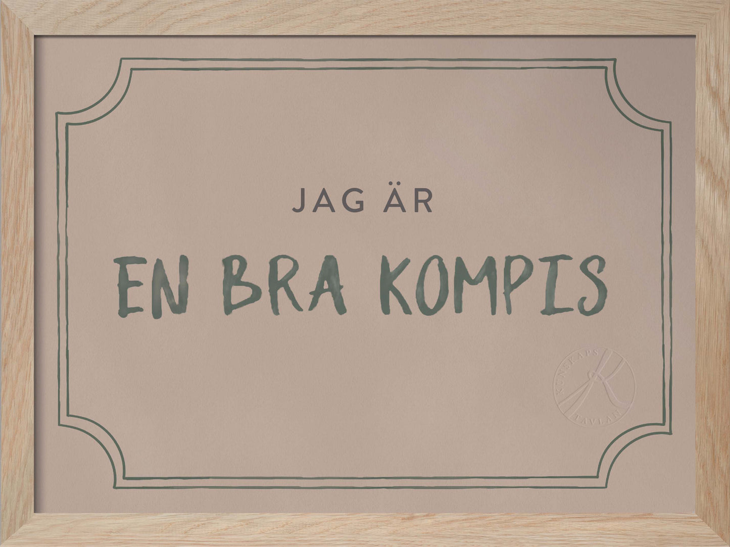 Kompisdiplomet, Dusty Rose - Good Friend Diploma in Swedish