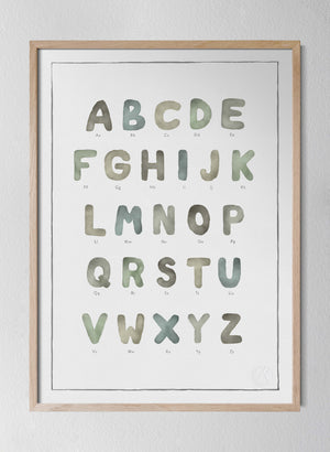 Classic Oak Frame Watercolour