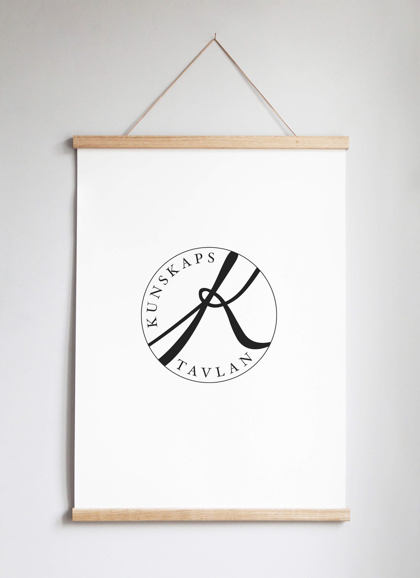 Poster Hanger in Solid Oak 51 cm  / 20"