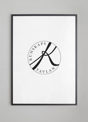 Black wood frame