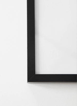 Black wood frame