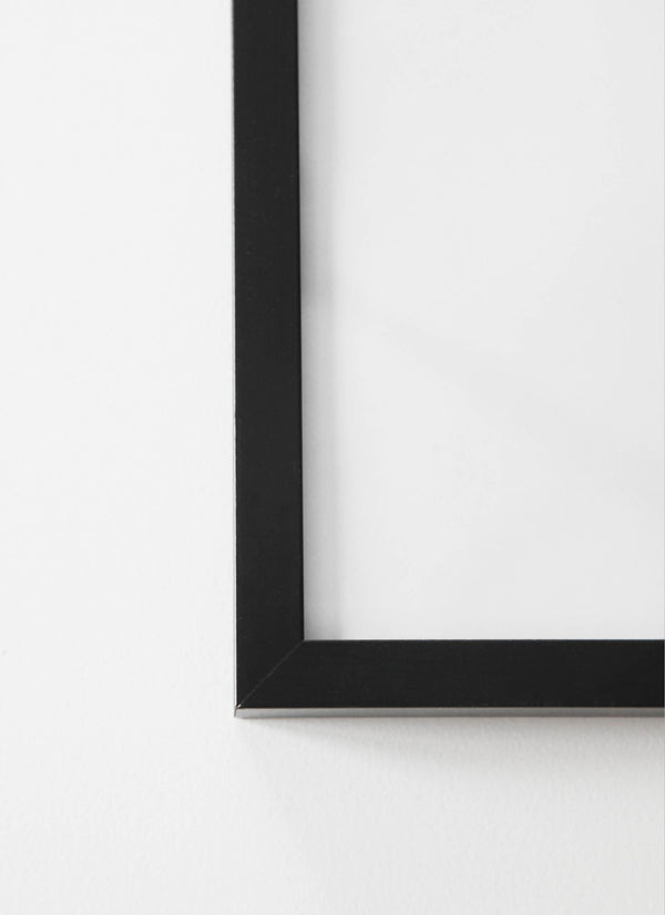 Black wood frame