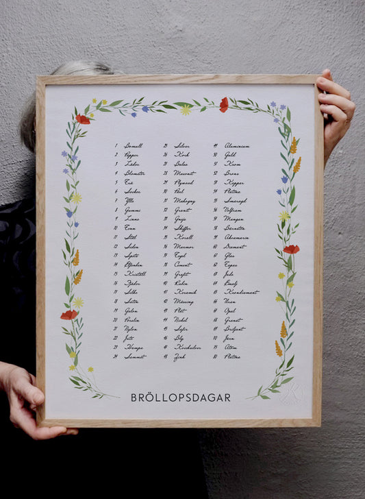 Bröllopsdagar - Wedding Days in Swedish