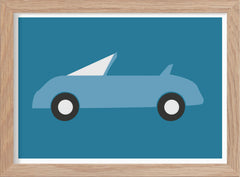 Bil - Mini print A5 - Kunskapstavlan
