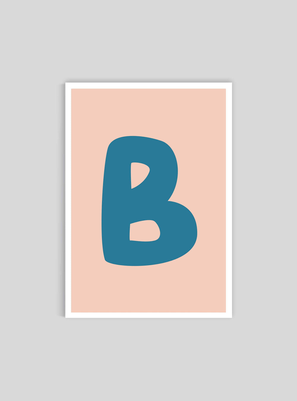 Bokstaven B - Mini print A5 - Kunskapstavlan