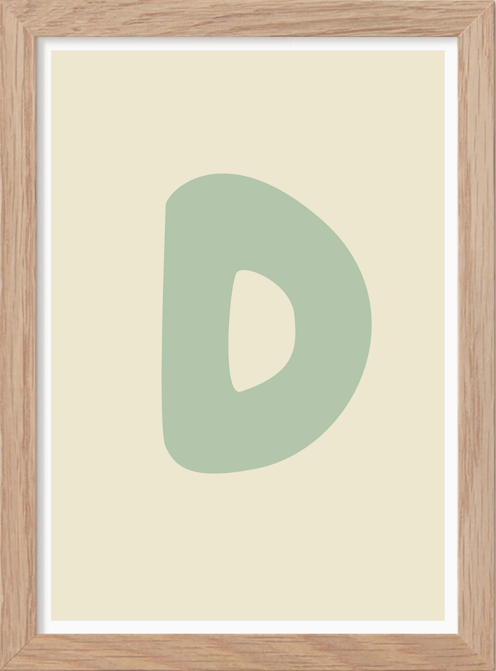 Bokstaven D - Mini print A5 - Kunskapstavlan