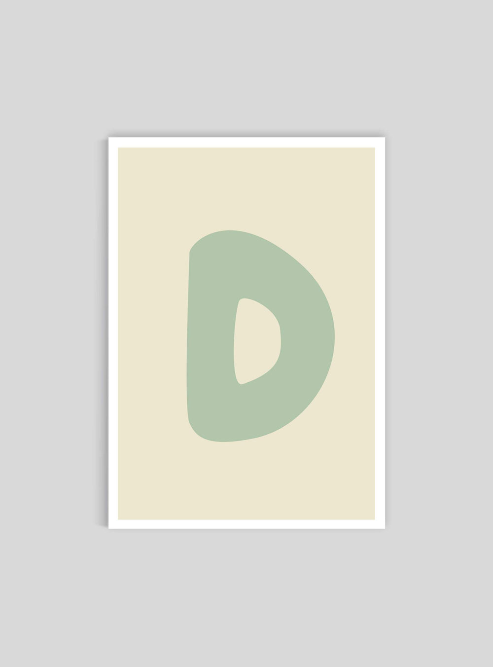 Bokstaven D - Mini print A5 - Kunskapstavlan