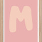 Bokstaven M - Mini print A5 - Kunskapstavlan