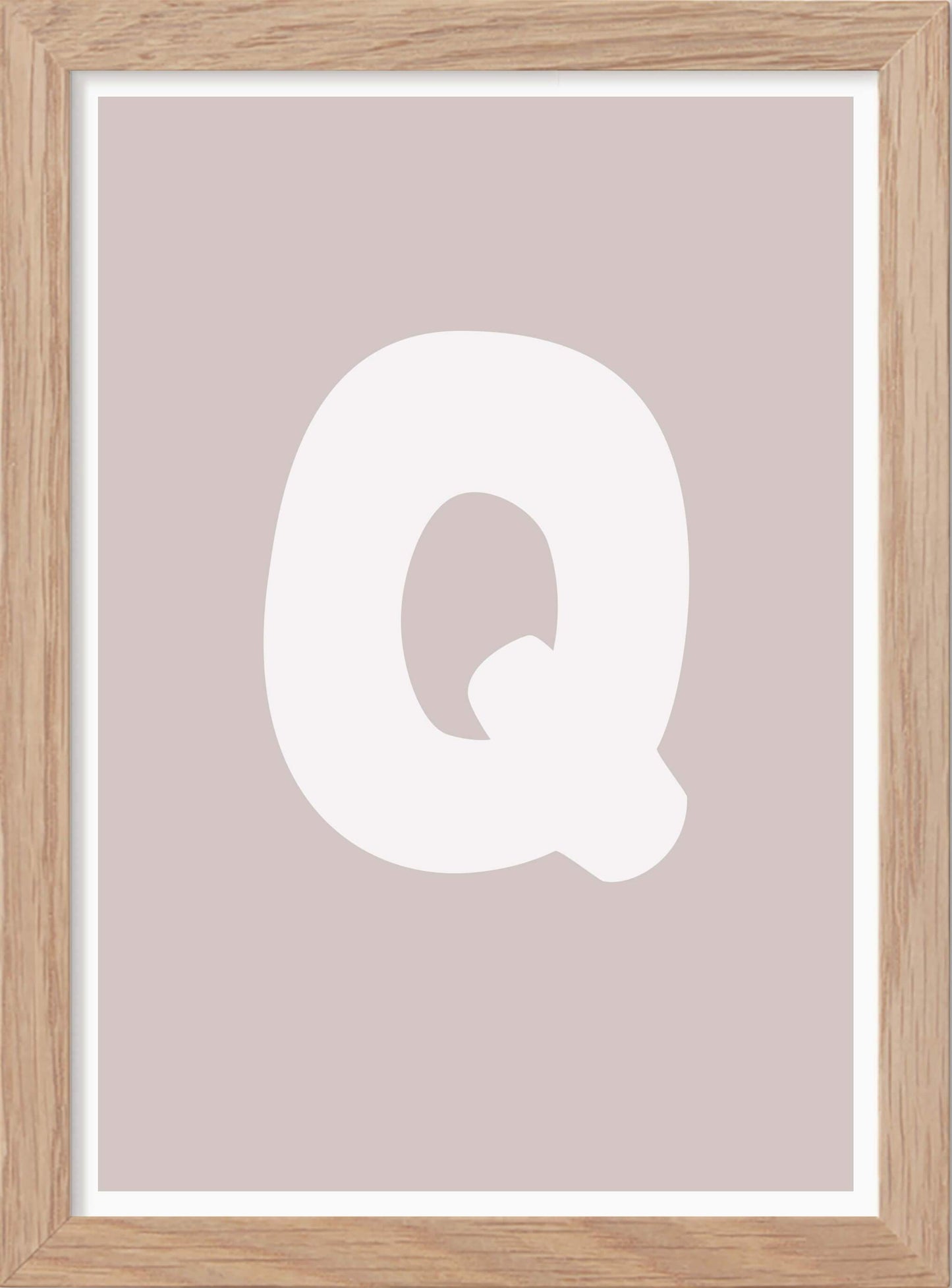 Bokstaven Q - Mini print A5 - Kunskapstavlan