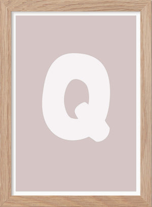 Bokstaven Q - Mini print A5 - Kunskapstavlan