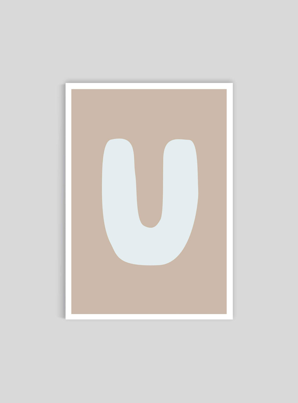 Bokstaven U - Mini print A5 - Kunskapstavlan