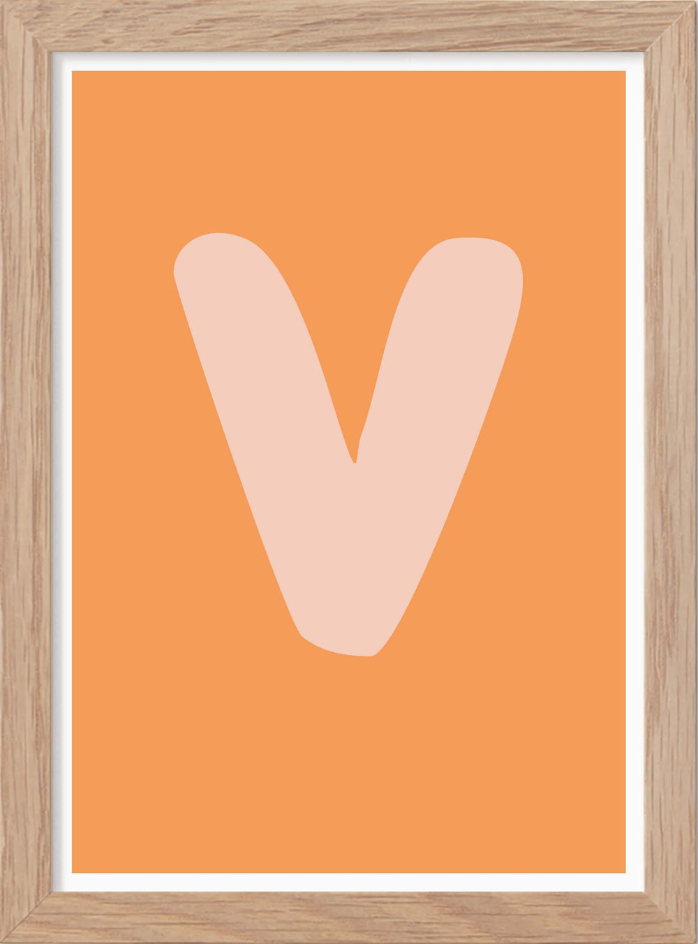 Bokstaven V - Mini print A5 - Kunskapstavlan