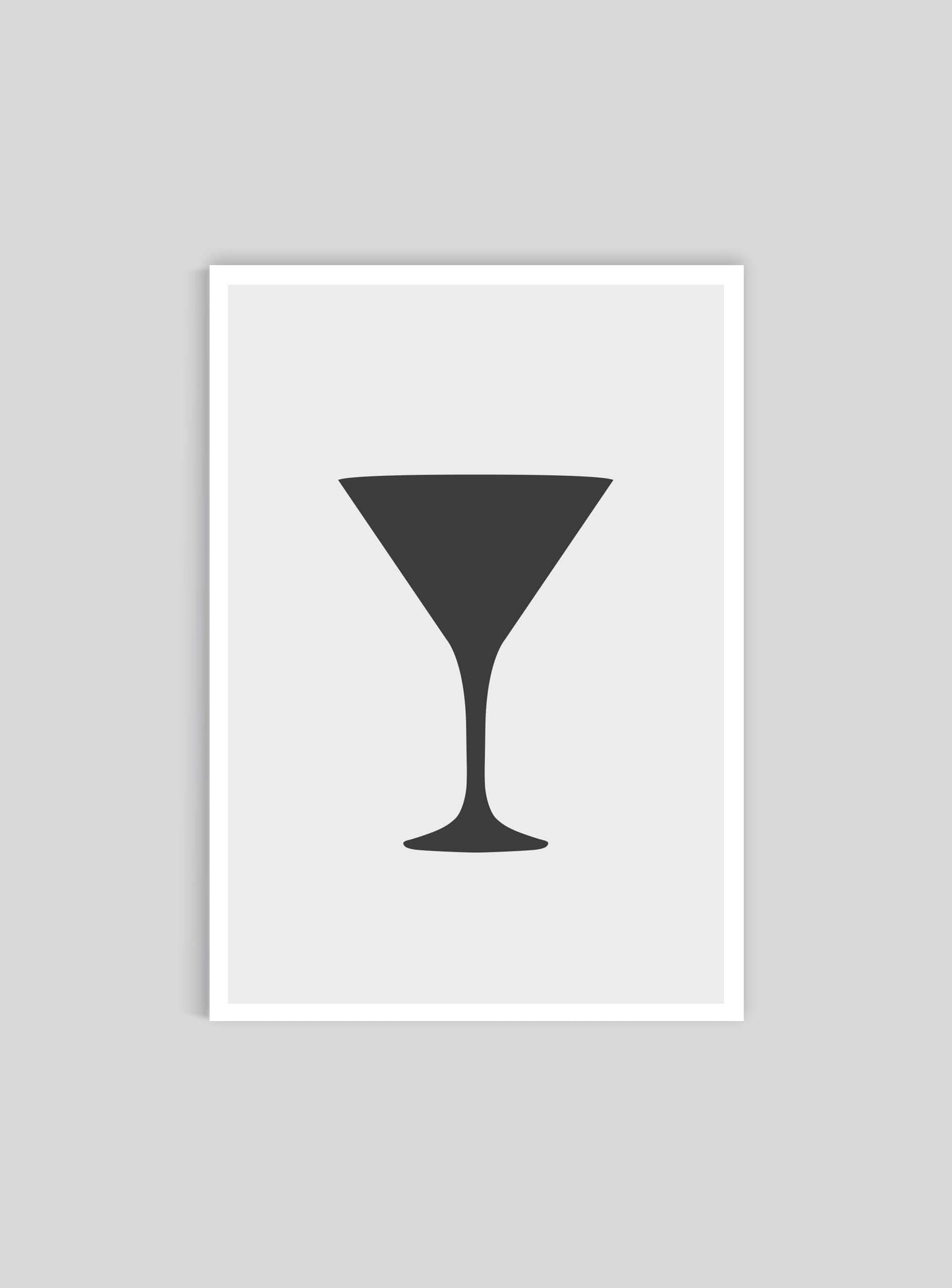 Martiniglas - Mini print A5 - Kunskapstavlan