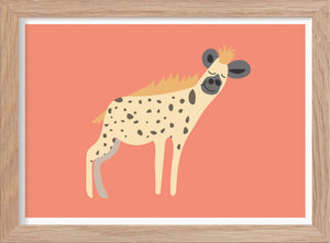 Hyena - Mini print A5 - Kunskapstavlan