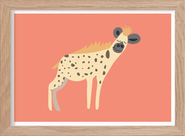 Hyena - Mini print A5 - Kunskapstavlan