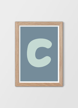 Bokstaven C - Mini print A5 - Kunskapstavlan