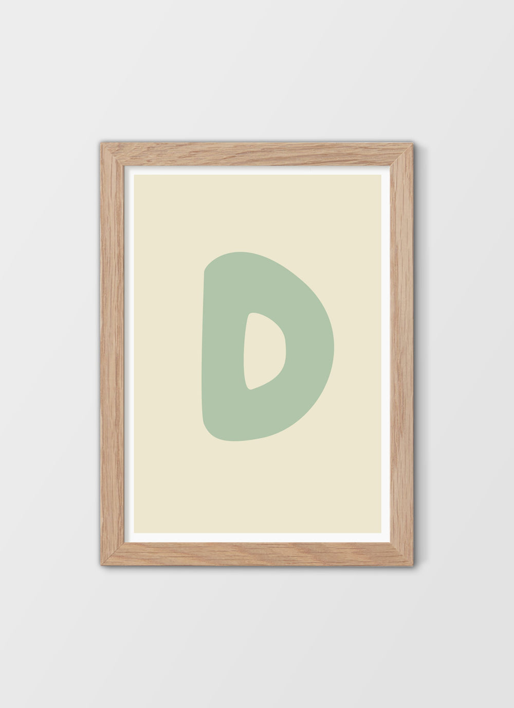 Bokstaven D - Mini print A5 - Kunskapstavlan