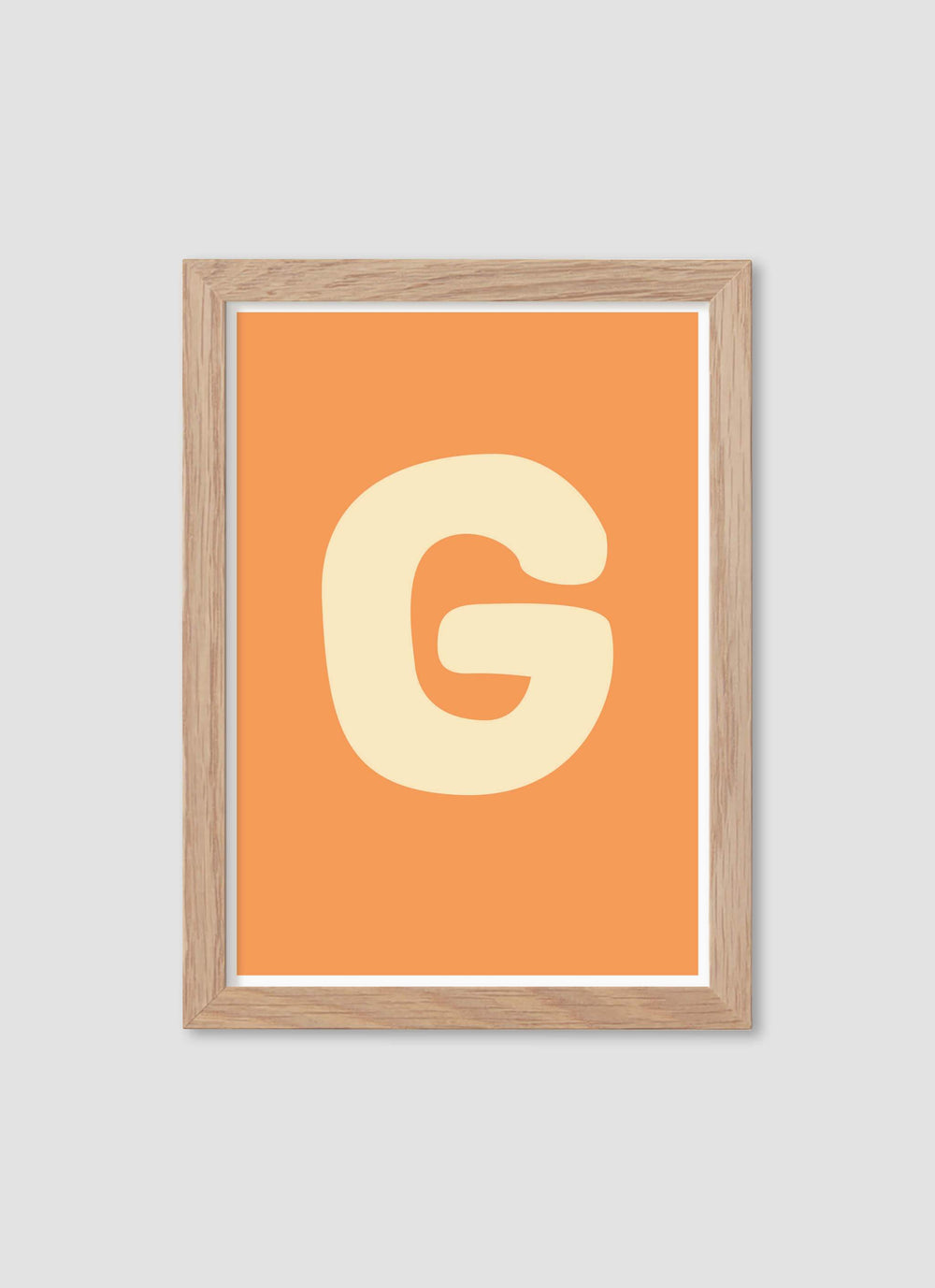 Bokstaven G - Mini print A5 - Kunskapstavlan