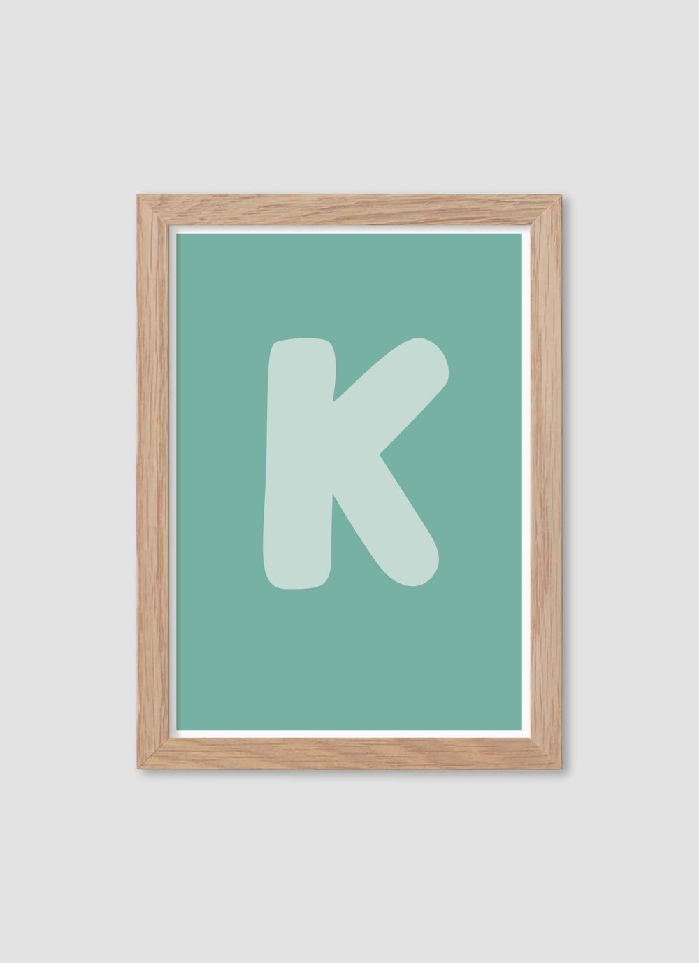 Bokstaven K - Mini print A5 - Kunskapstavlan