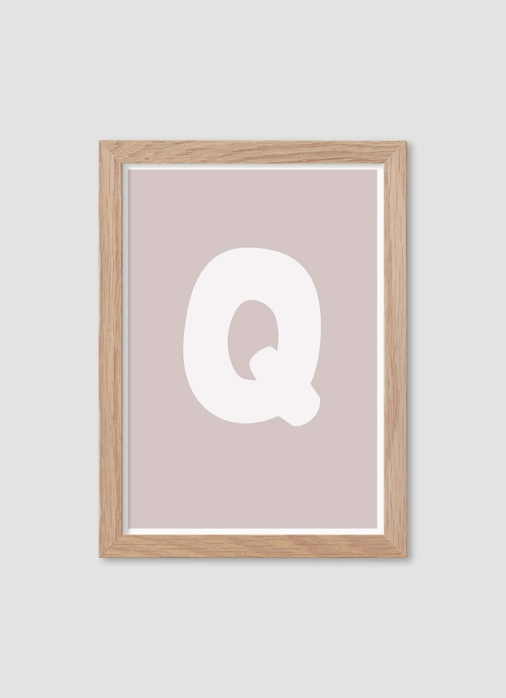 Bokstaven Q - Mini print A5 - Kunskapstavlan